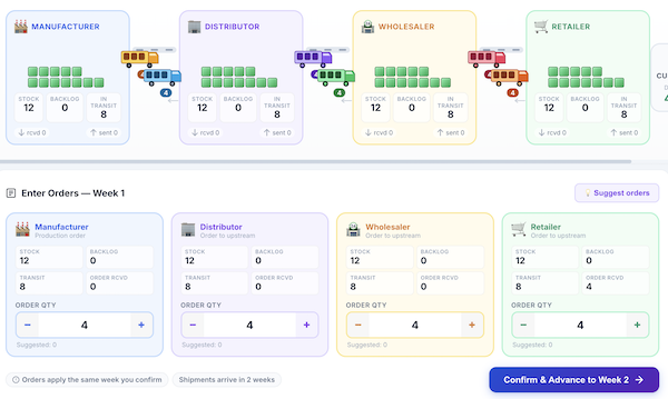 Logistics Game screenshot